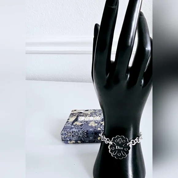 Dior Silver Chain Link Bracelet - Picture 4 of 5
